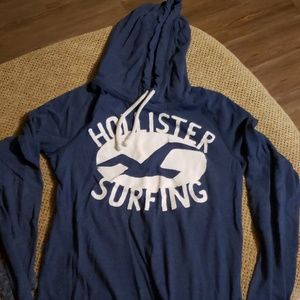 Hollister L/S Hooded Tee Sz Sm